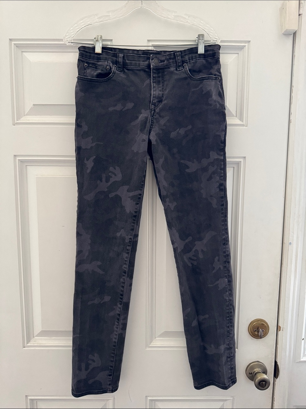 Polo rewash black and gray denim